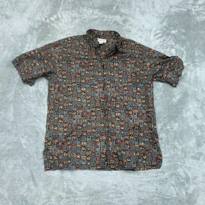 De colección Norm Thompson Tori Richard Hombres L Algodón Césped Manga Corta Nuevo con Etiquetas 6429 Foto 1 de 4