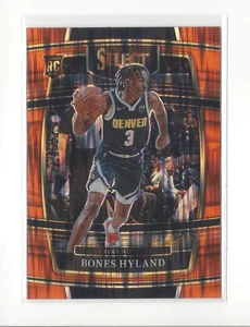 2021-22 Select Prizms Orange Flash #79 Bones Hyland RC Rookie Nuggets - Picture 1 of 2