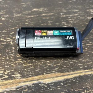JVC Camcorder GZ-HM40BU with power supply and 8GB SD - Picture 1 of 4