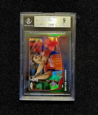 2013 Topps Chrome Update - Bryce Harper #MB-30 Black Refractor /99 - Image 1 of 2