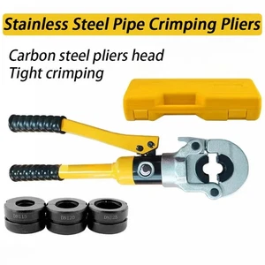 Manual Pipe Plumbing Snap Ring Pliers Multifunctional Hand Work Tools - Picture 1 of 22