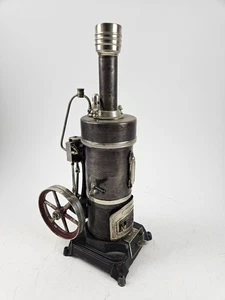 Bing stehende Dampfmaschine H: 33 cm mit Brenner im Originalzustand - Bild 1 von 6