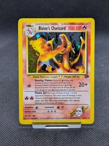 Blaine's Charizard 2/132 Gym Challenge Holo Pokemon WOTC LP EXCELLENT - Bild 1 von 7