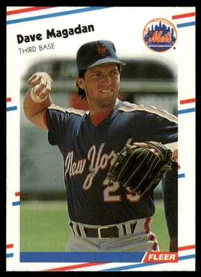 1988 Fleer #141 Dave Magadan - Image 1 of 2