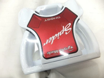 TaylorMade Spider GHOST WHITE DOUBLE BEND 2024 RH Putter 34in  540g HC 1400 - Image 1 of 4