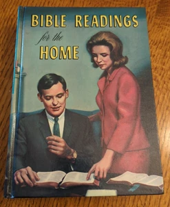 1967 Hardcover BIBLE READINGS FOR THE HOME Illustrated Book VINTAGE Scripture - Picture 1 of 8