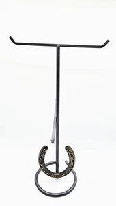Unique Nordic Forge Metal Horseshoe Coffee Cup Or Cowboy Hat Holder Equestrian - Picture 1 of 14