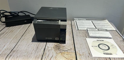 Epson Fast Receipt Thermal POS Printer M296A TM-T70II Incl New Power Supply - Image 1 of 4