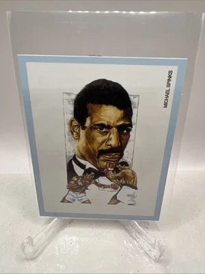 1991 Victoria Gallery Boxing Champions (Red Back) Michael Spinks #17 - Image 1 of 2