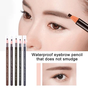 US-Wasserdichter Augenbrauenstift Brow Liner Definer Schwarz Dunkelbraun Neu Blond Y9P1 - Bild 1 von 21