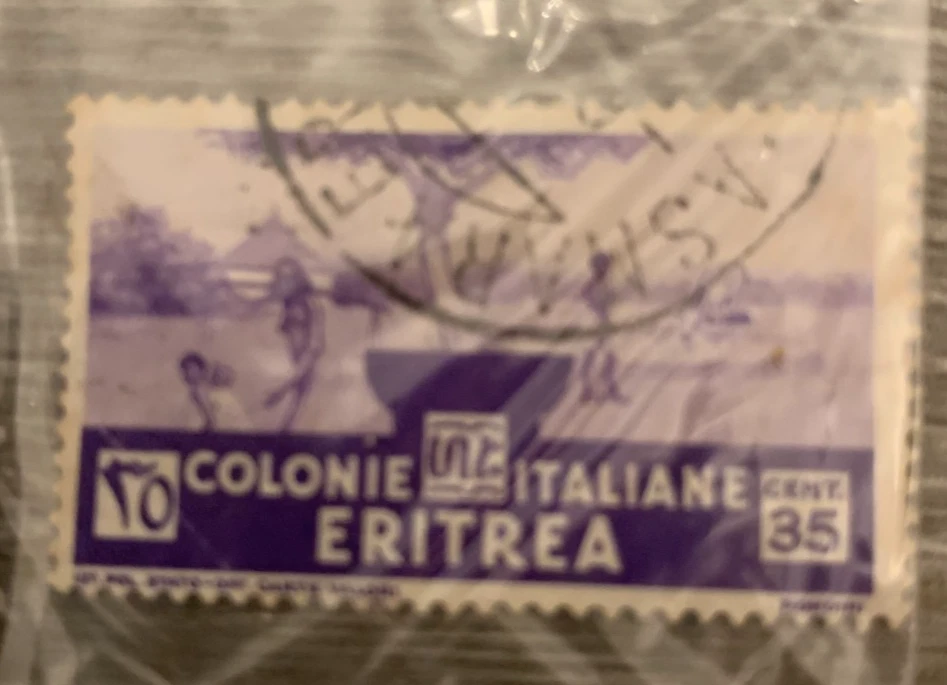 Eritrea 1933. SG204 PUEBLO NATIVO. USADO Foto 1 de 1