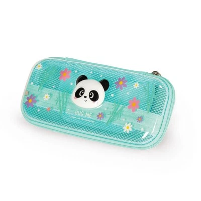 LEGAMI Federmäppchen Wonderwow PANDA Etui Mäppchen Jungen Mädchen türkis grün