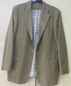 Marks & Spencer Blue Harbour Cotton/Linen Jacket - sand colour - medium - Picture 1 of 8