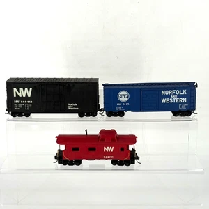 HO Athearn Mantua Norfolk & Western NW Freight Cars: Boxcar & Caboose CUSTOM - Picture 1 of 14