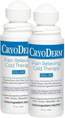 Cryoderm Cold Therapy 3 Oz Roll on (2 Pack) - Image 1 of 4
