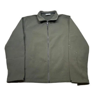 32 Degrees Heat Mens Medium Olive Green Full Zip Jacket Casual Lightweight Work - Image 1 of 4
