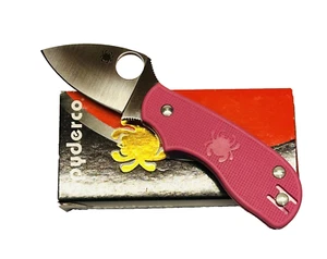 Spyderco Squeak SLIPIT Folding Knife Pink FRN Handle 2" Plain Edge C154PPN - Picture 1 of 10