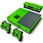 Autocollant décalcomanie vinyle pour console et manettes Xbox ONE - cannabis marijuana