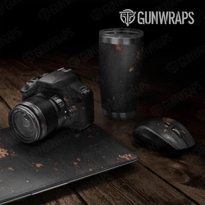 Universal Sheet Rust 3D Black Gun Wrap Matte USA (15in x 59in) - Picture 1 of 1