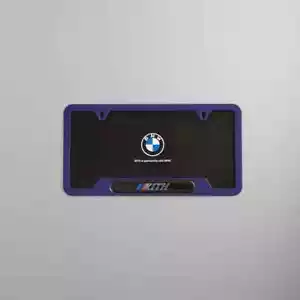 Kith x BMW Car License Plate Frame Techno Violet 2024 In Hand Brand New - Foto 1 di 3