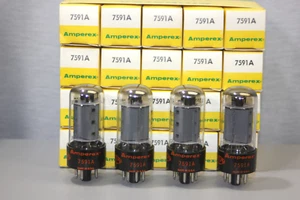 4 Quad NOS Closely Matched 7591A Tubes Maxi Power & Hickok 539B Tested at 108% - Picture 1 of 20