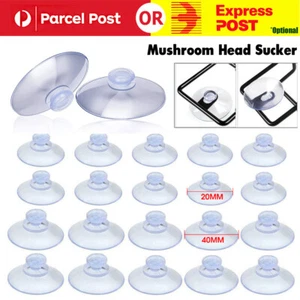 20PC 20/40mm Suction Cups Caps Suckers Aquarium Fish Tank Glass Hanger Pads - Picture 1 of 11