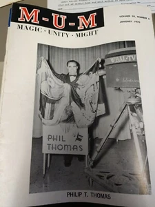 Philip T Thomas Issue MUM Magazine 1970 Vol. 59 No. 8 - Picture 1 of 1