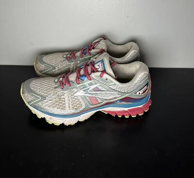 Brooks Ravenna 6 Shoes Womens 9 Athletic Running Sneakers Gray Pink Blue - Image 1 of 4