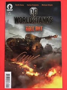 WORLD OF TANKS ROLL OUT 1 Signed GARTH ENNIS NM - Picture 1 of 12