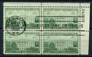 USA : Scott # 990 - Plate Block # 24210 - used - Picture 1 of 1