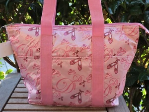 Rosa Ballett Tanz Isoliertasche Tragetasche Thermo Mittagessen Reisen Strand Einkaufen NEU - Bild 1 von 4