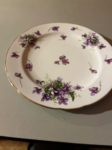 Rossetti Spring Violet  Made in Japan  8" Salad Plate Handpainted - Picture 1 of 6