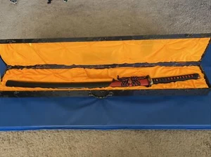Fully Forged 9260 Spring Steel Katana, Full Tang, Battle Ready With Deluxe Case - Picture 1 of 8
