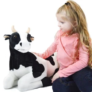 Milhouse The Cow | 27 Inch Stuffed Animal Plush | By TigerHart Toys - Picture 1 of 6