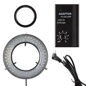 Amscope Microscopio LED Anillo Luz Con Controlador - Imagen 1 de 3