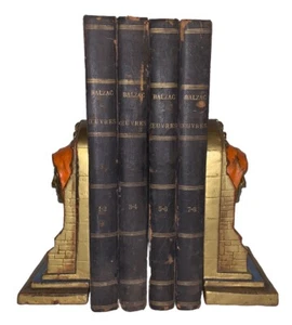 1879-1885, OEUVRES ILLUSTREE DE BALZAC, 8 VOL, SMALL FOLIO, FRENCH, ILLUSTRATED - Picture 1 of 9