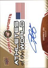 2010 Upper Deck World of Sports Athletes of the World Autograph #AW2 Derrek Lee