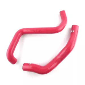 For 1999-2004 Ford Mustang 3.8L 3.9L V6 Silicone Radiator Coolant Hose Kit Red - Imagen 1 de 11