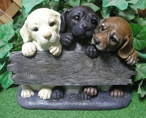 1460 Labrador Retriever Hound Puppy Dog Welcome Latex Fiberglass Mold Concrete - Picture 1 of 4