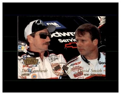 1996 FLEER ULTRA NASCAR Dale Earnhardt U96 David Smith Crew Chief Legend - Image 1 of 2