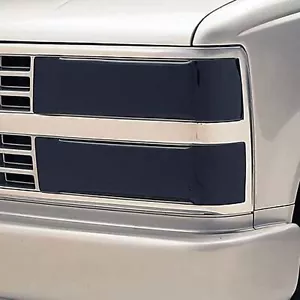 Fits 94-99 CK Truck Suburban Tahoe GTS Smoke Acrylic Headlight Covers GT0171S - Bild 1 von 4