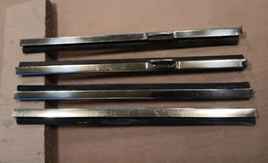 49 50 51 52 Chevy wagon sliding rear quarter window stainless edge trim moldings - Picture 1 of 7