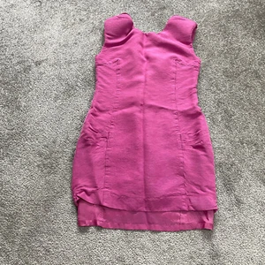 Twenty8Twelve by S.Miller Women's Size 6 Shift Dress Padded Shoulders Pink Solid - Picture 1 of 13