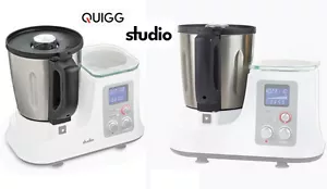 Edelstahl-Mixbehälter inkl. Messer für Quigg/Studio Küchenmaschine Ersatzteil - Bild 1 von 3