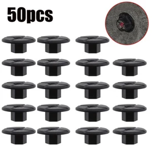 50pcs Plastic Nut Self Threading 4mm Multi-Purpose Body Fit BMW / Mercedez Benz - Picture 1 of 19