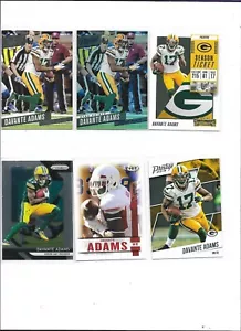DAVANTE ADAMS LOT (7) 2014 LEAF DRAFT, PRESTIGE PARALLEL, PRISM, SEASON TICKET - Picture 1 of 2