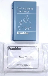 Franklin TG-470 12 Language European Translator Currency Metric Converter  - Picture 1 of 3