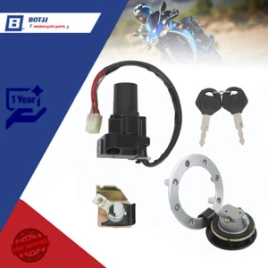 For Suzuki GSXR1300 Hayabusa 1999-2007 06 Ignition Switch Gas Cap Seat Lock Key - Foto 1 di 13