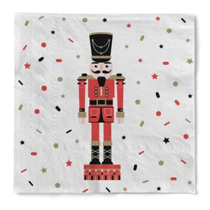Serviette "Casse-Noisettes" (Nussknacker) aus Tissue 33 x 33 cm, 20 Stück - Bild 1 von 5
