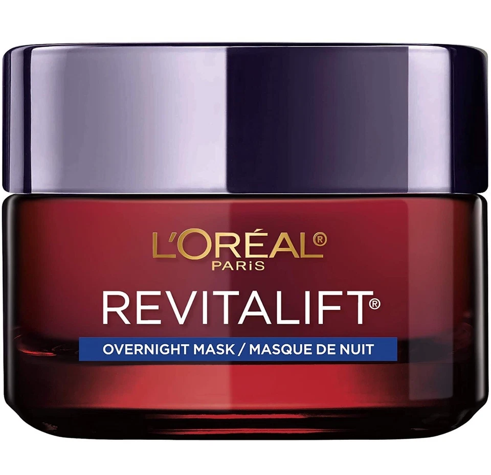 L'Oreal, Revitalift Triple Power, Anti-Aging Overnight Beauty Mask, 1.7 oz - Image 1 of 1